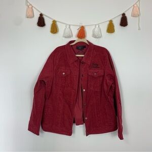 Harley-Davidson Transcendent Corduroy Jacket Tibetan Red Size 2XL